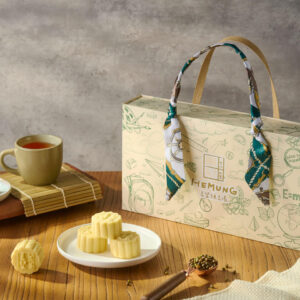 雪藏綠豆糕禮盒。承載祝福的甜